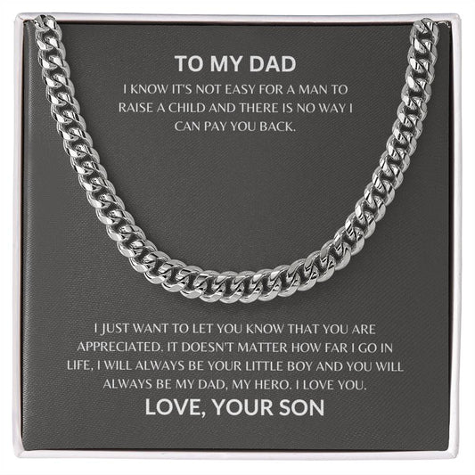 Dad - Educator - Cuban Link Chain