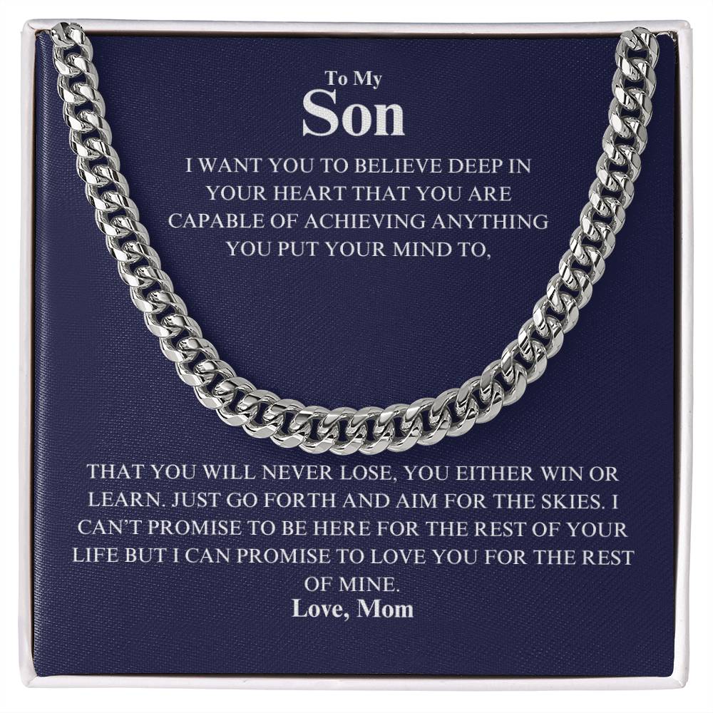 Son - Hugs - Cuban Link Chain