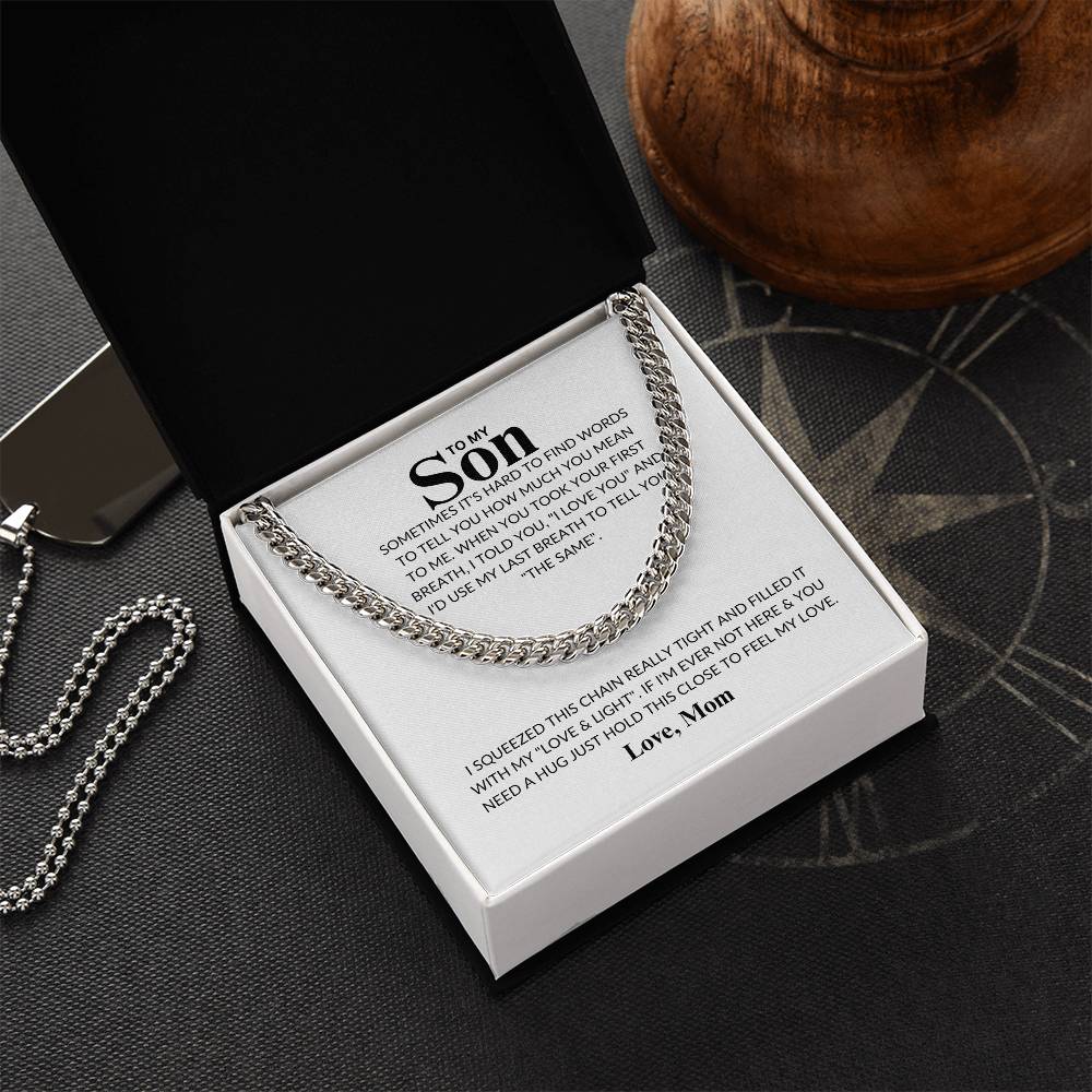 Son -Never Lose -Cuban Link Chain