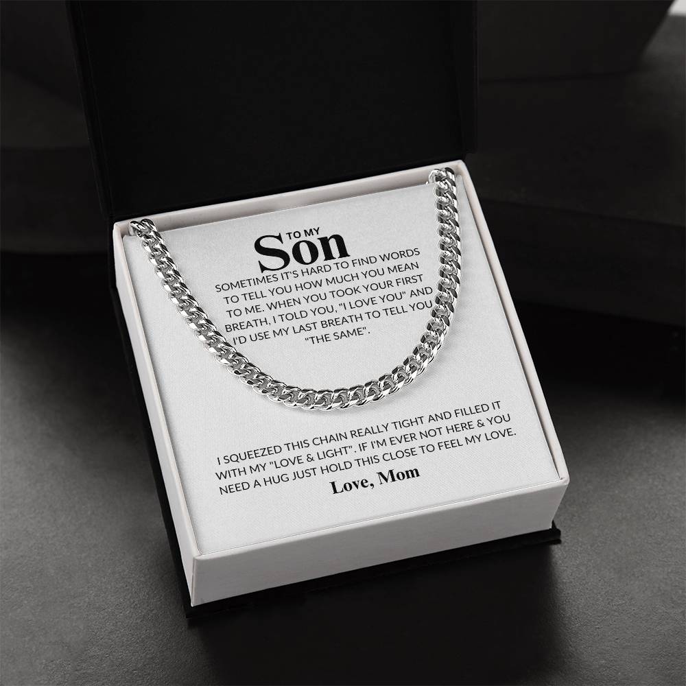 Son -Never Lose -Cuban Link Chain