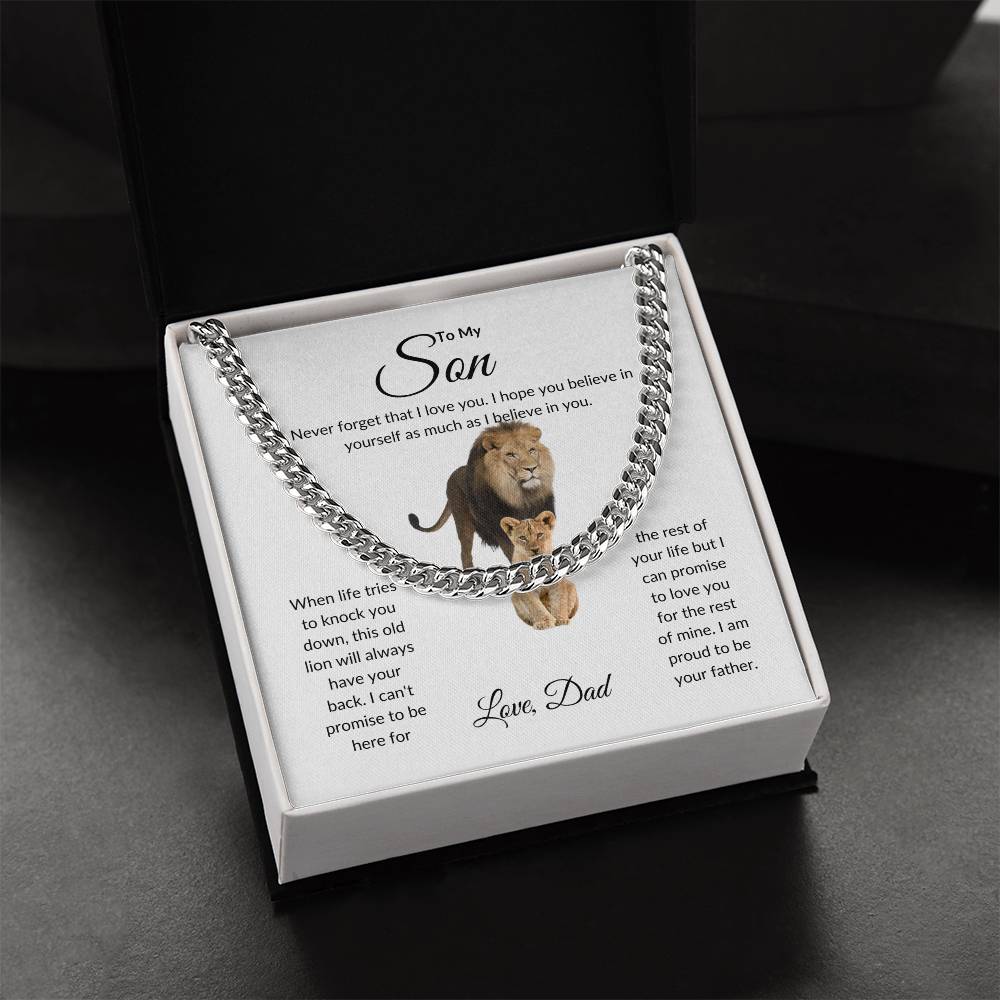 Son - Proud of You - Cuban Link Chain