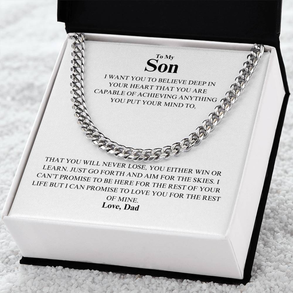 Son - Brave - Cuban Link Chain