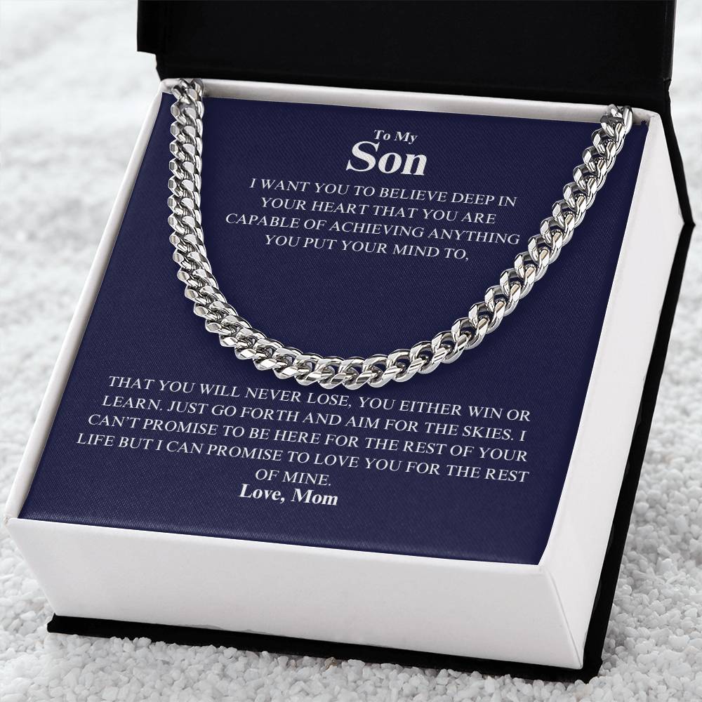 Son - Hugs - Cuban Link Chain