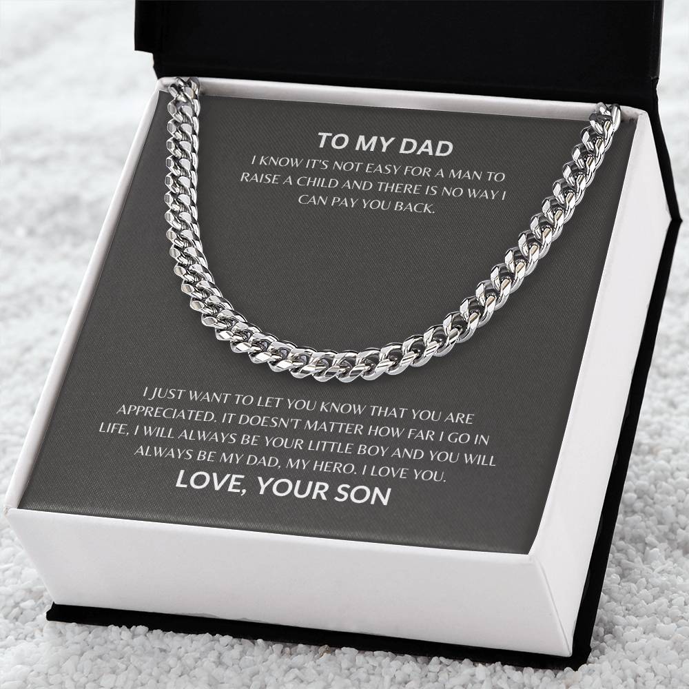 Dad - Educator - Cuban Link Chain