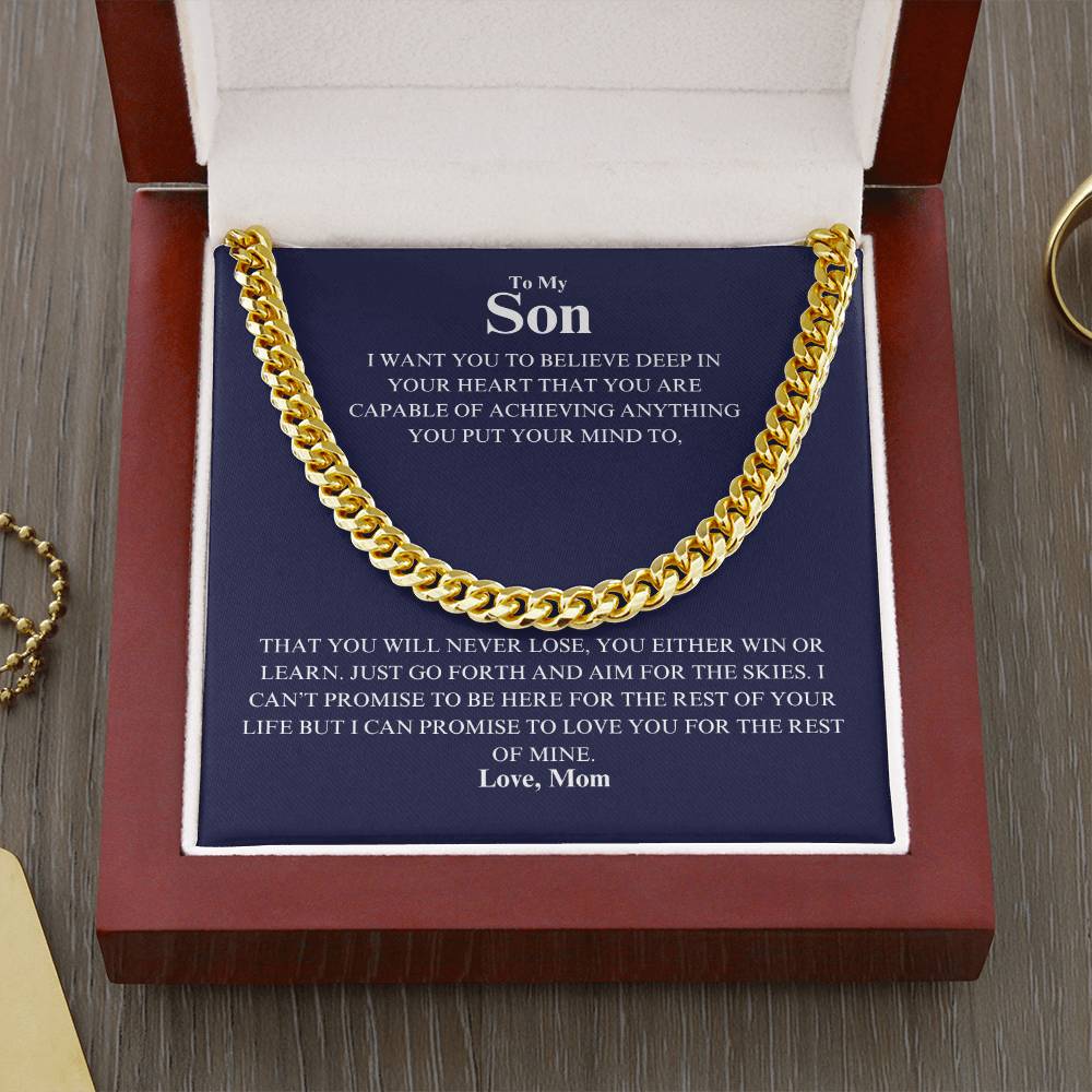 Son - Hugs - Cuban Link Chain