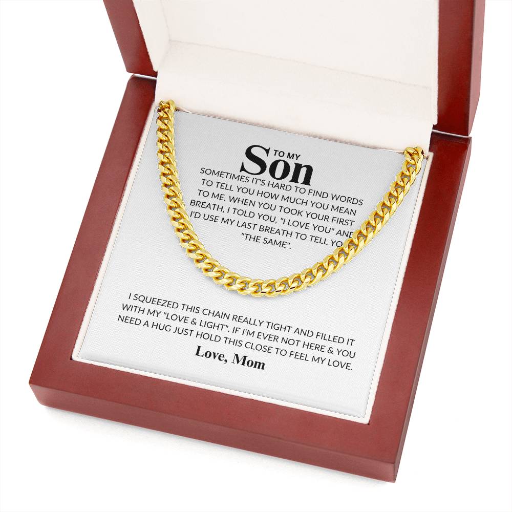 Son -Never Lose -Cuban Link Chain