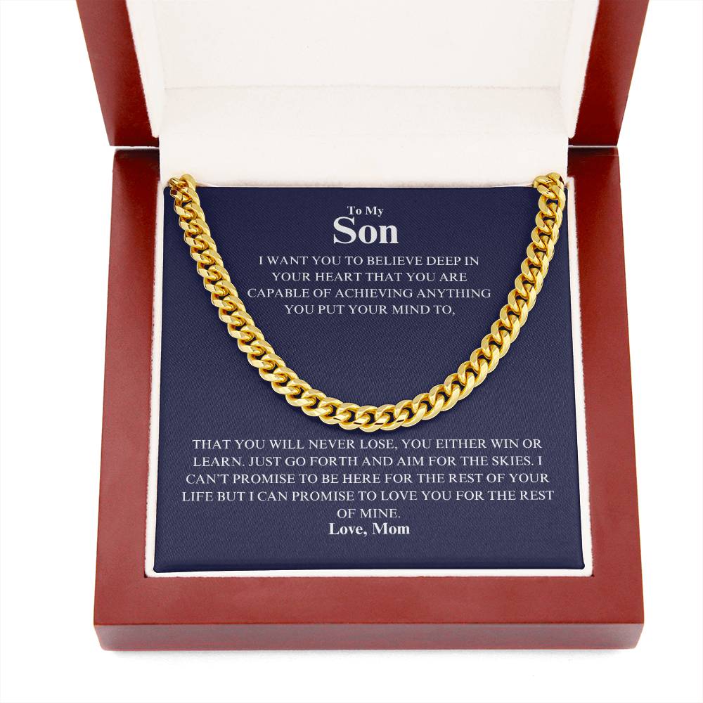 Son - Hugs - Cuban Link Chain