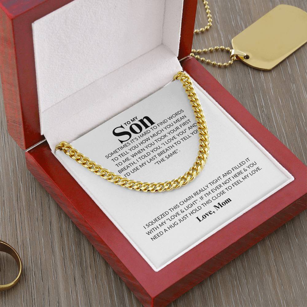 Son -Never Lose -Cuban Link Chain