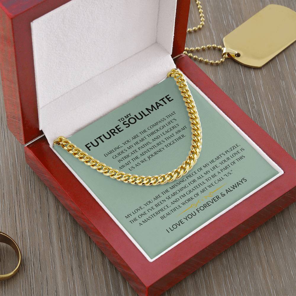 To My Future Husband - My Darling Soulmate - Cuban Link Chain