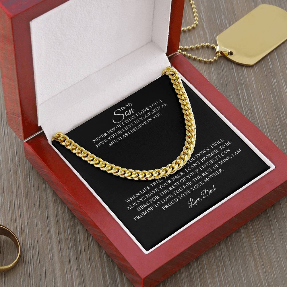 Son - Be Confident - Cuban Link Chain