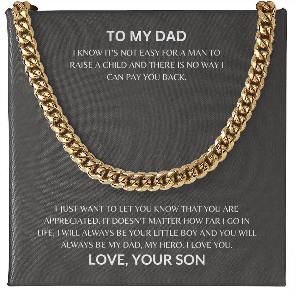 Dad - Educator - Cuban Link Chain