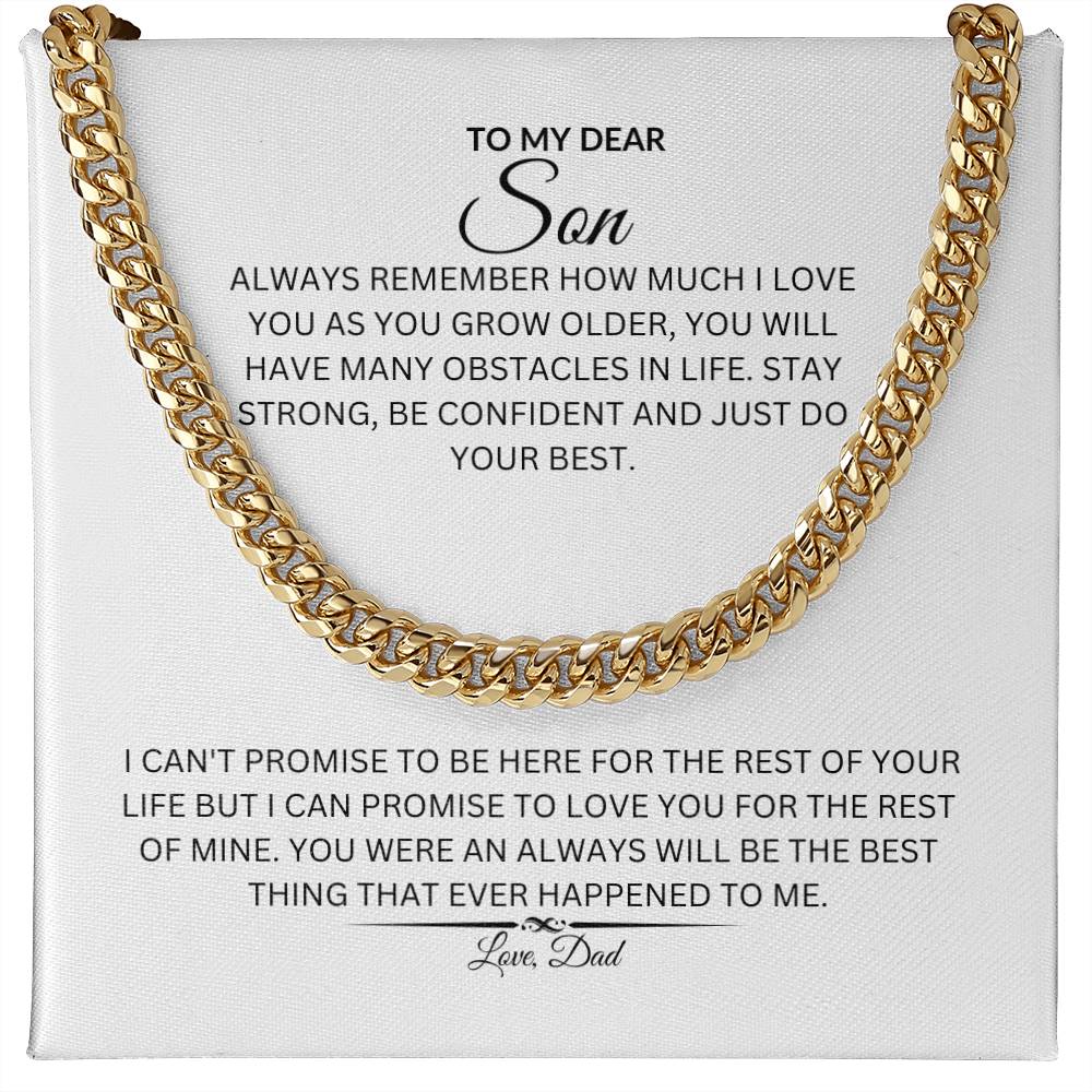 Son - Strong Heart - Cuban Link Chain