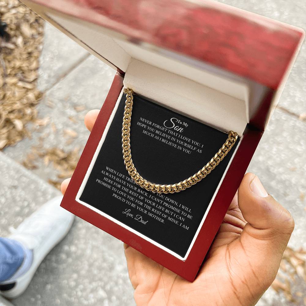 Son - Be Confident - Cuban Link Chain