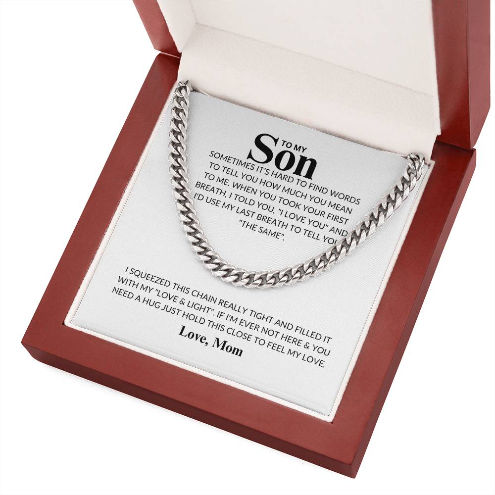 Son -Never Lose -Cuban Link Chain