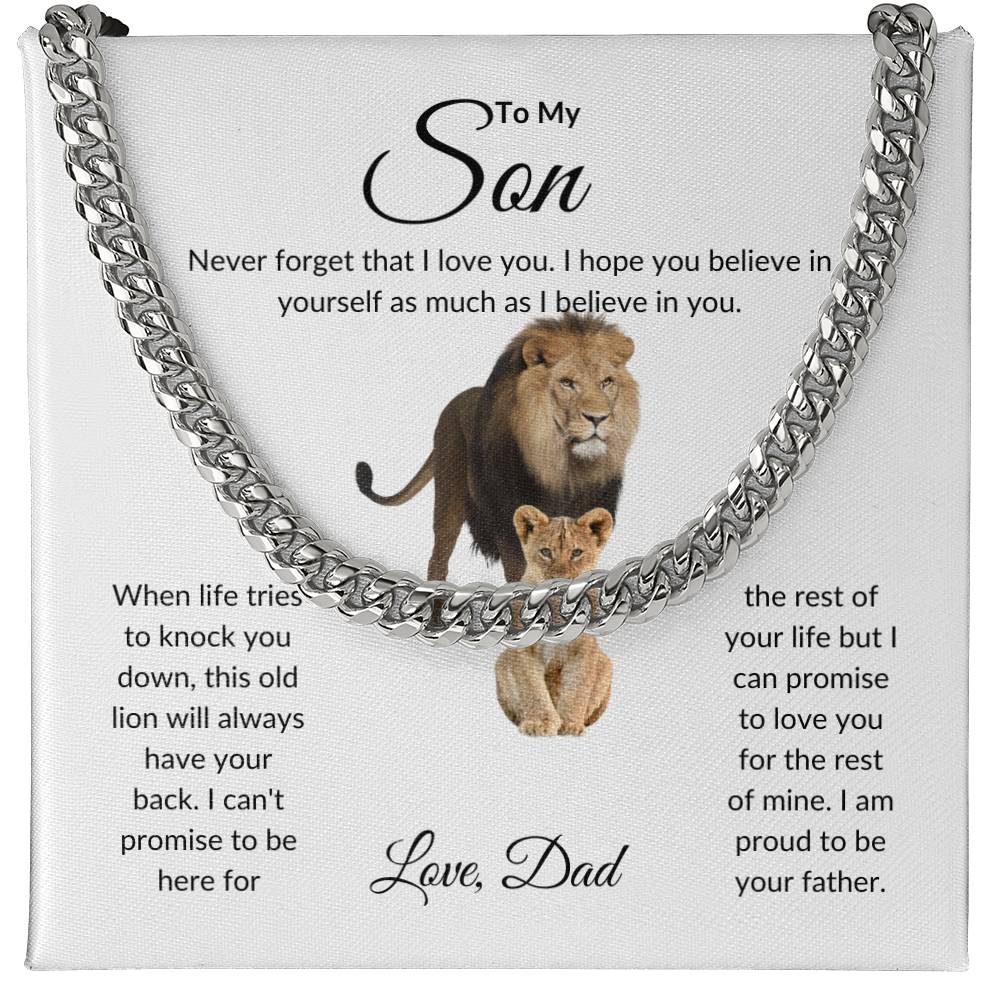 Son - Proud of You - Cuban Link Chain