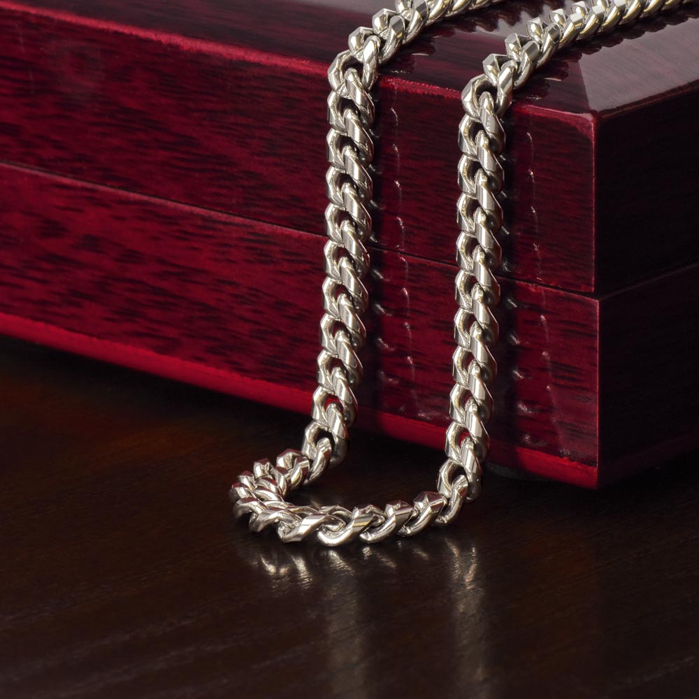 To My Future Husband - Love of unspoken Language Binds Us- Cuban Link Chain