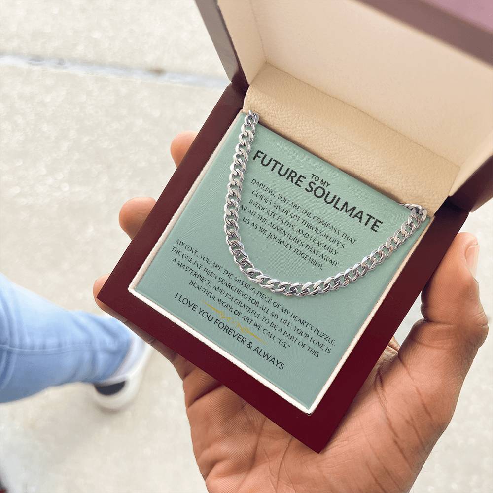 To My Future Husband - My Darling Soulmate - Cuban Link Chain