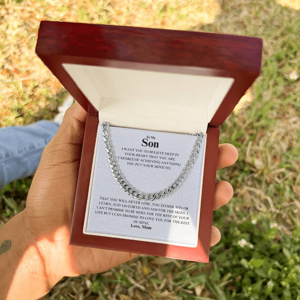 Son - Proudest -Cuban Link Chain