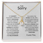 To My Girlfriend - I Am Very Sorry - Love Knot