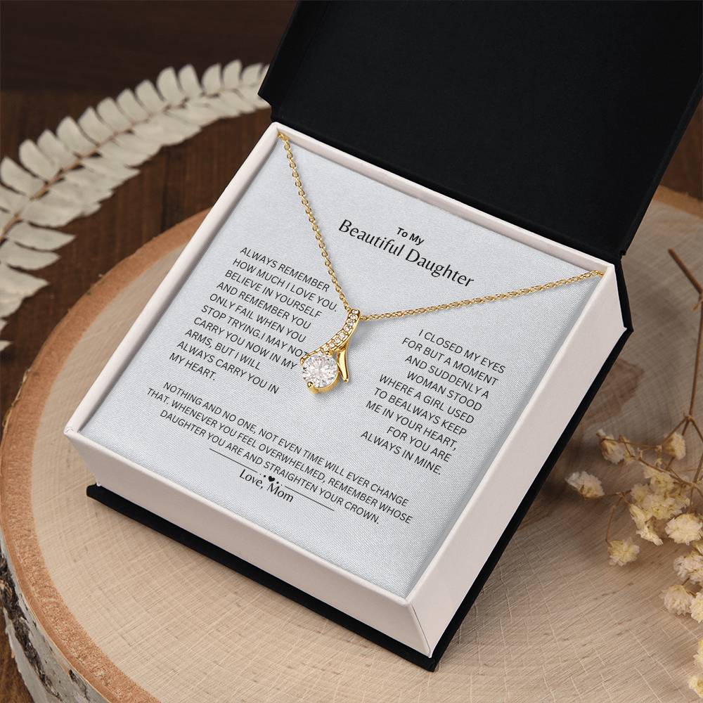 Daughter - Beautiful - Alluring Gift Necklace