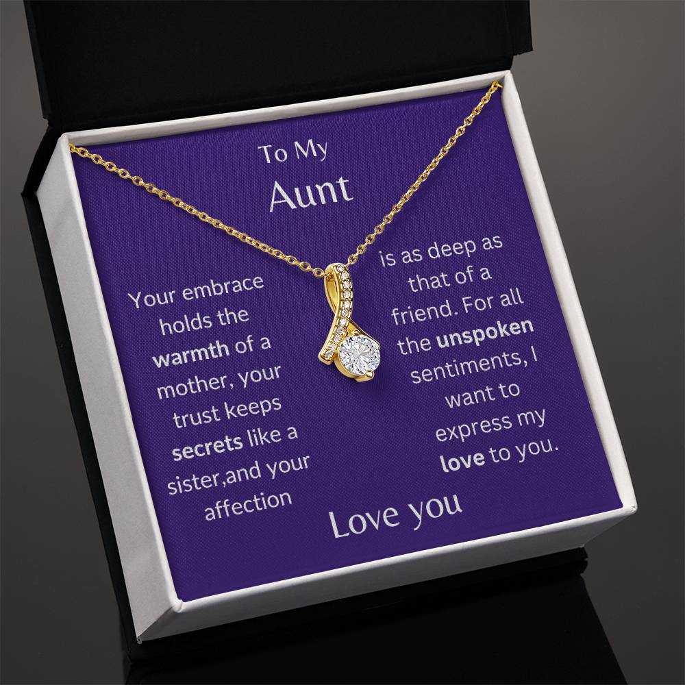 Your Embrace Holds Me - Alluring Necklace