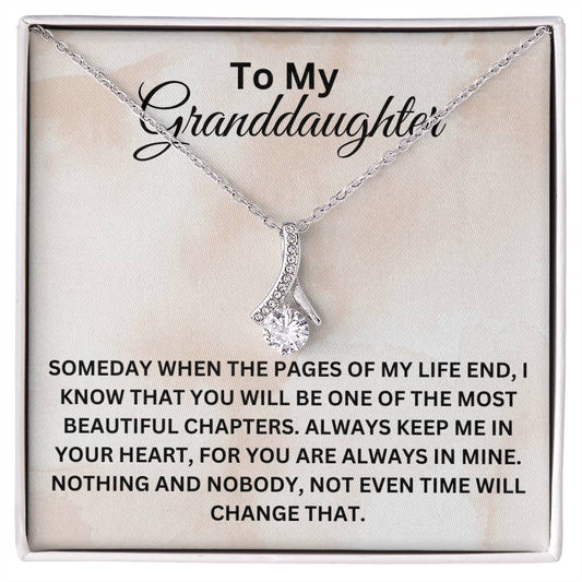 To My Granddaughter-Nothing will change us