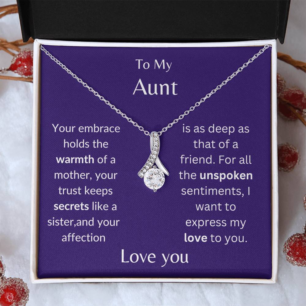 Your Embrace Holds Me - Alluring Necklace