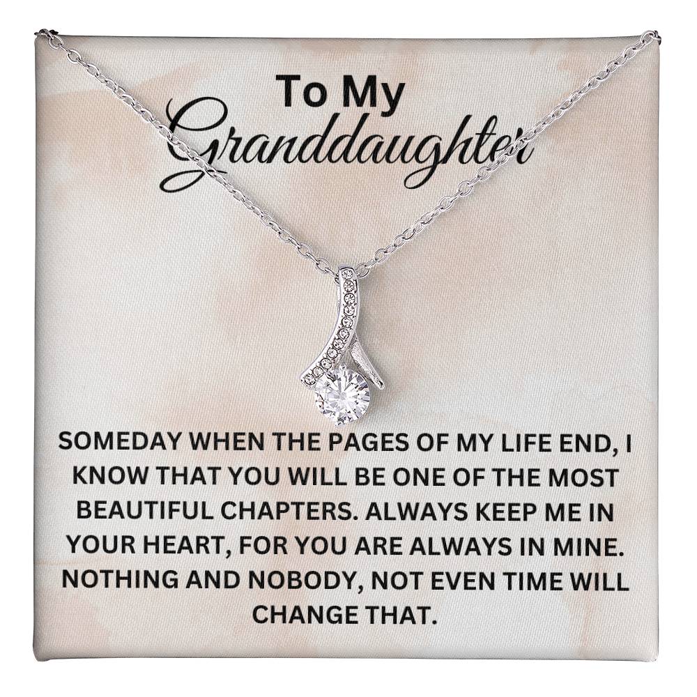 To My Granddaughter-Nothing will change us