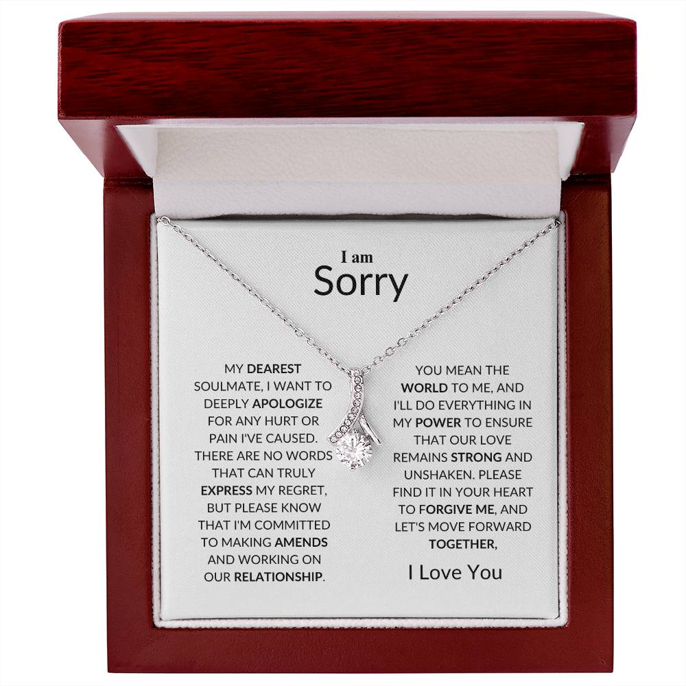 To My Girlfriend - I Am Very Sorry - Love Knot