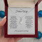 To My Future Wife - I you I find Love - Alluring Beauty Necklace