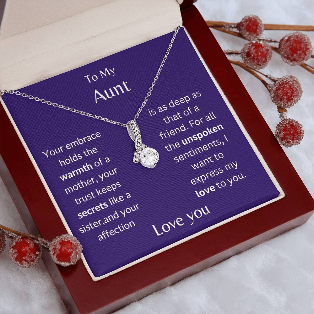 Your Embrace Holds Me - Alluring Necklace