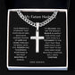 To My Future Husband -Personalized Steel Cross Necklace