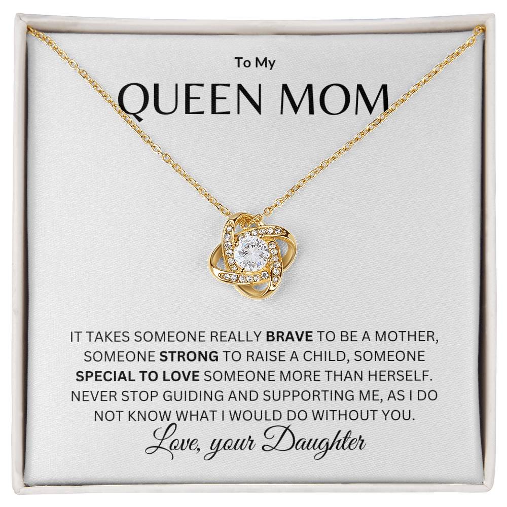 Mom - Queen Mother - Love knot Necklace