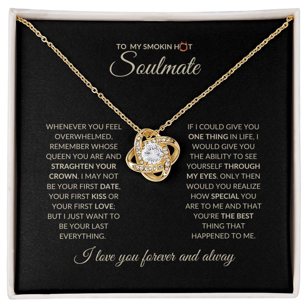 Soulmate - Smokin Hot - Love Knot Necklace