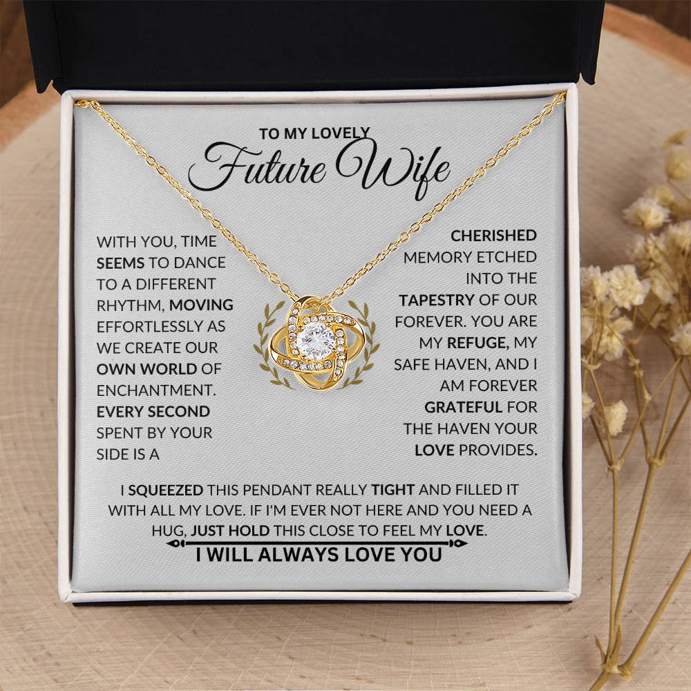 To My Future Wife- Love Knot Necklace