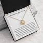 Beautiful Daughter In Law - Love knot Necklace
