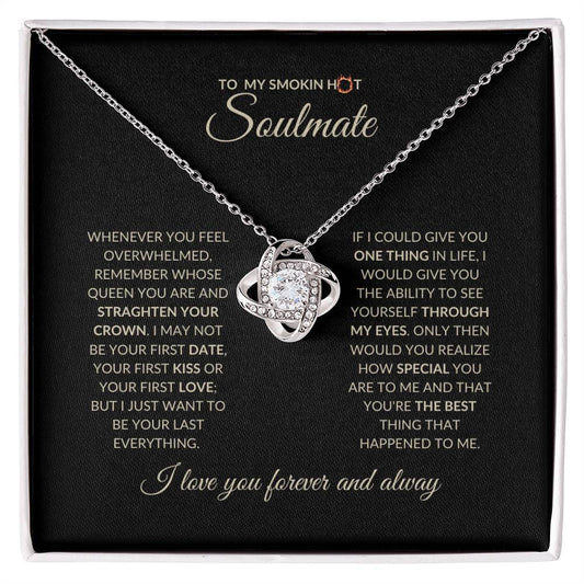 Soulmate - Smokin Hot - Love Knot Necklace