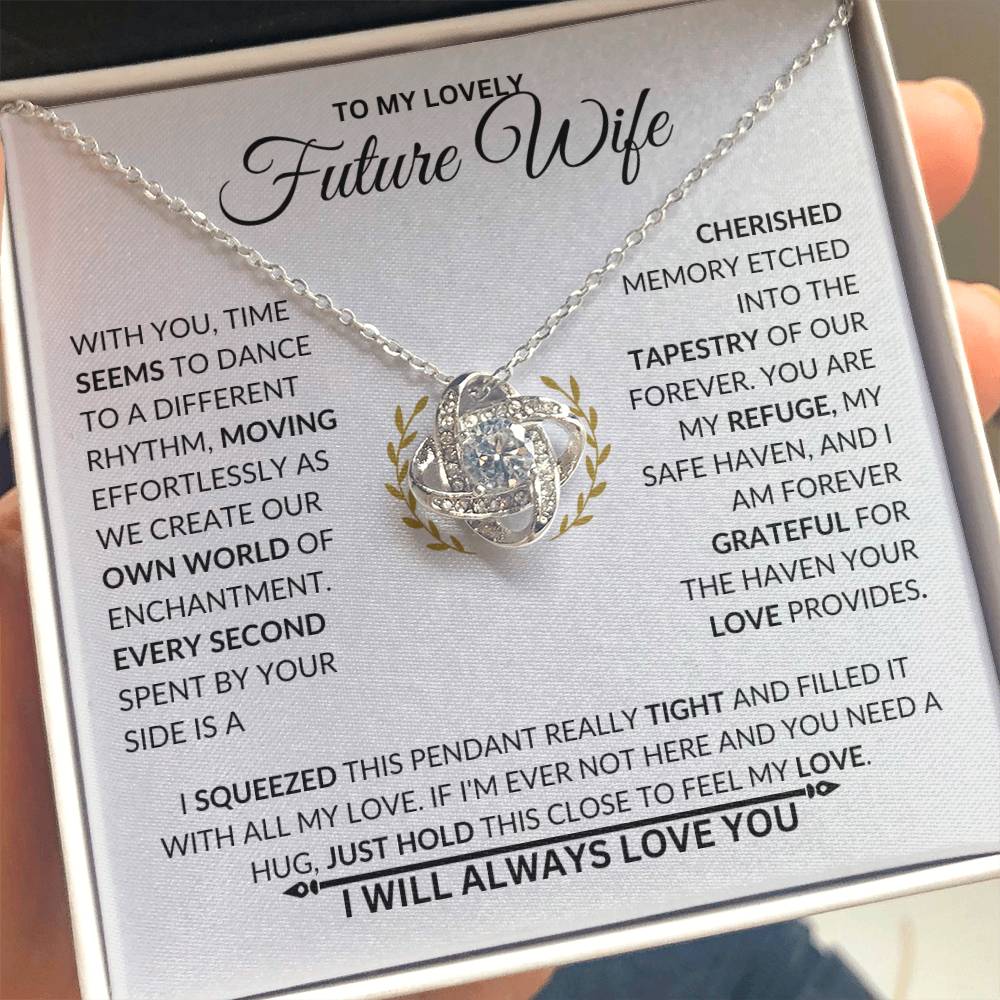 To My Future Wife- Love Knot Necklace