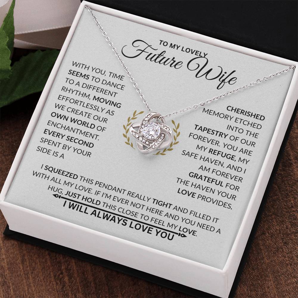 To My Future Wife- Love Knot Necklace