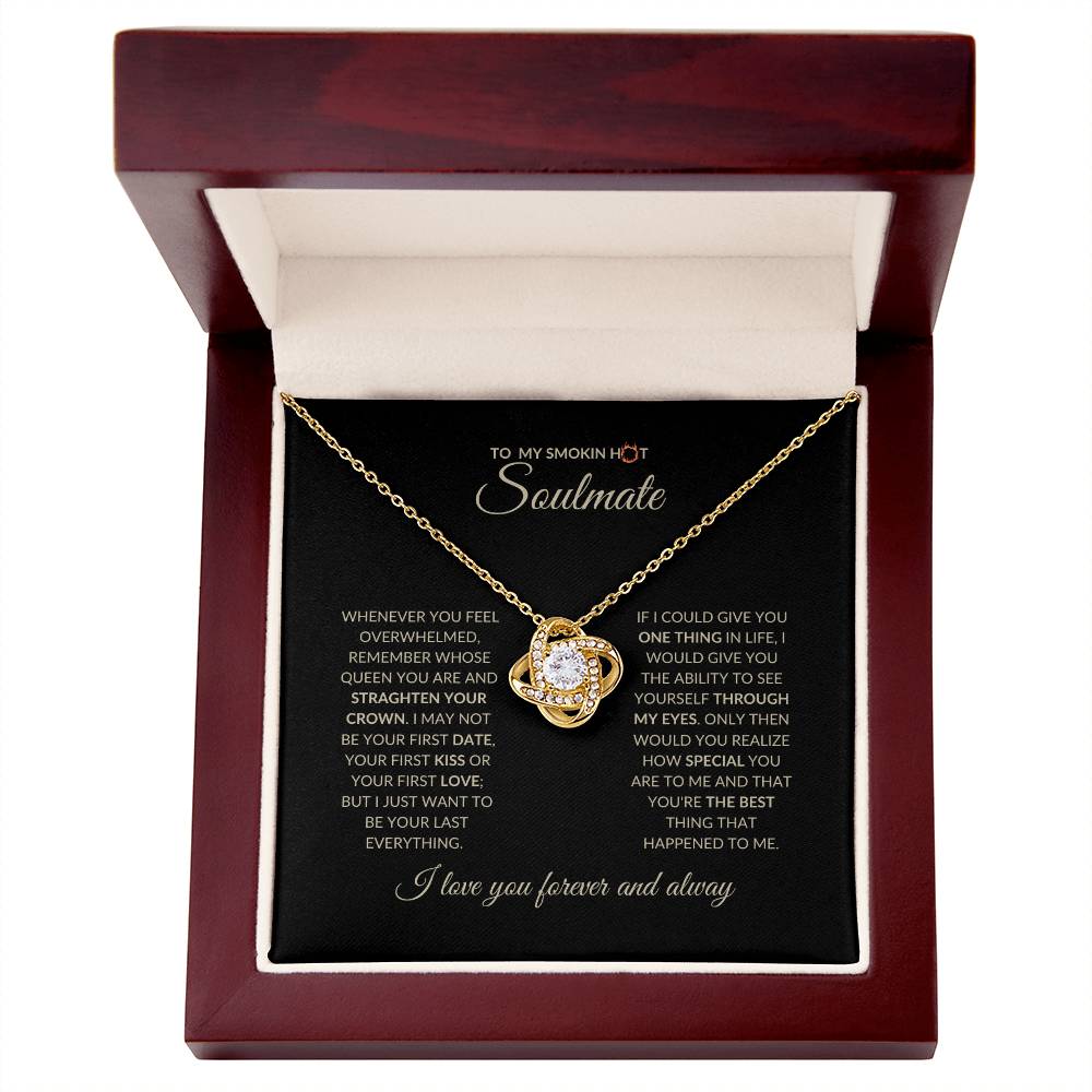 Soulmate - Smokin Hot - Love Knot Necklace