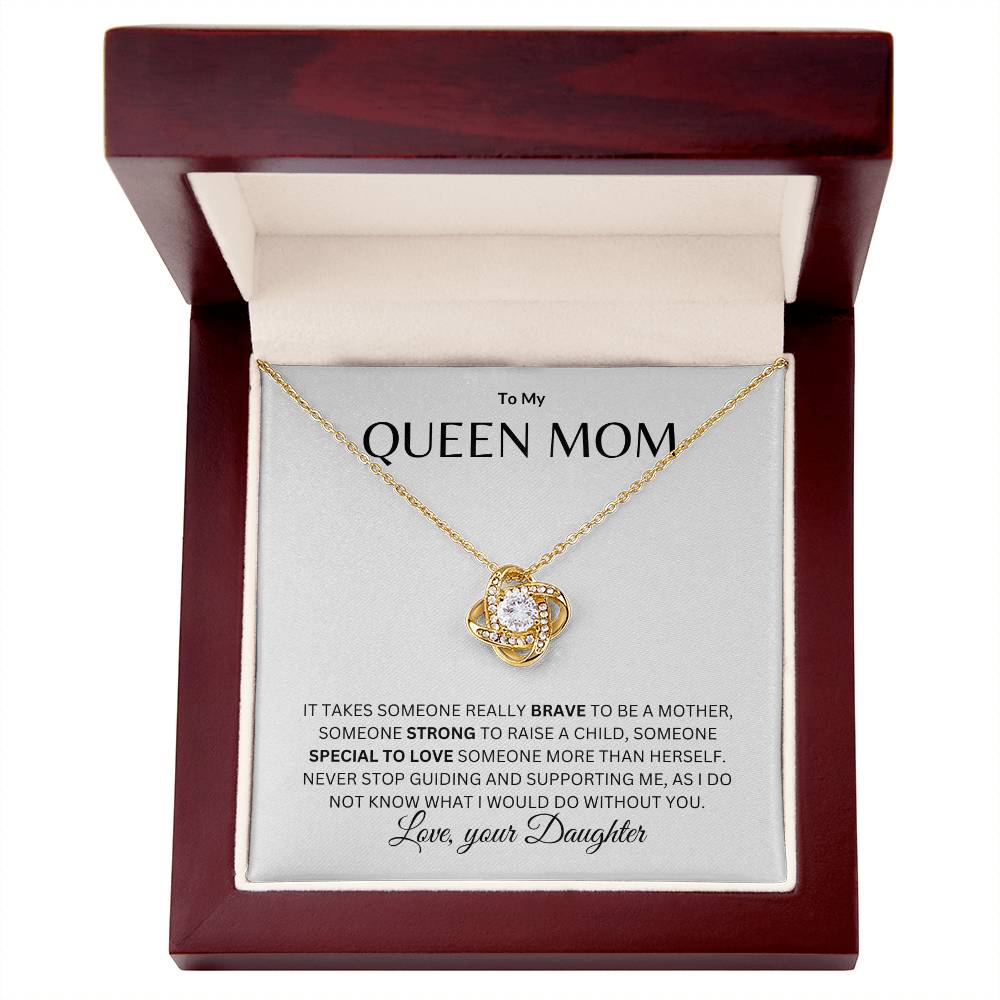 Mom - Queen Mother - Love knot Necklace