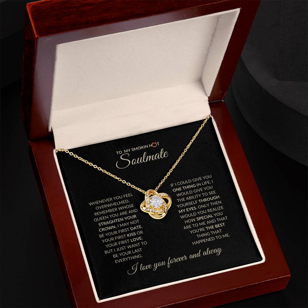 Soulmate - Smokin Hot - Love Knot Necklace