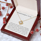 Beautiful Daughter In Law - Love knot Necklace