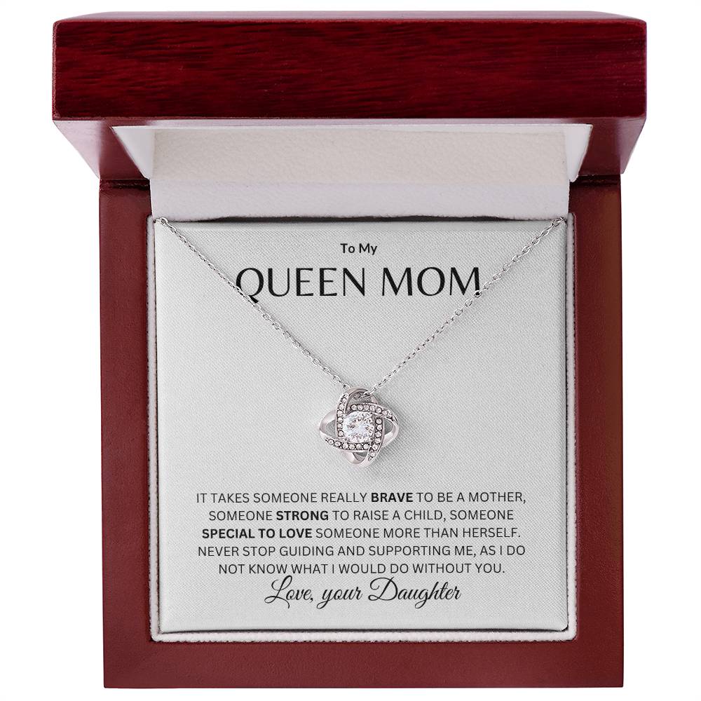 Mom - Queen Mother - Love knot Necklace