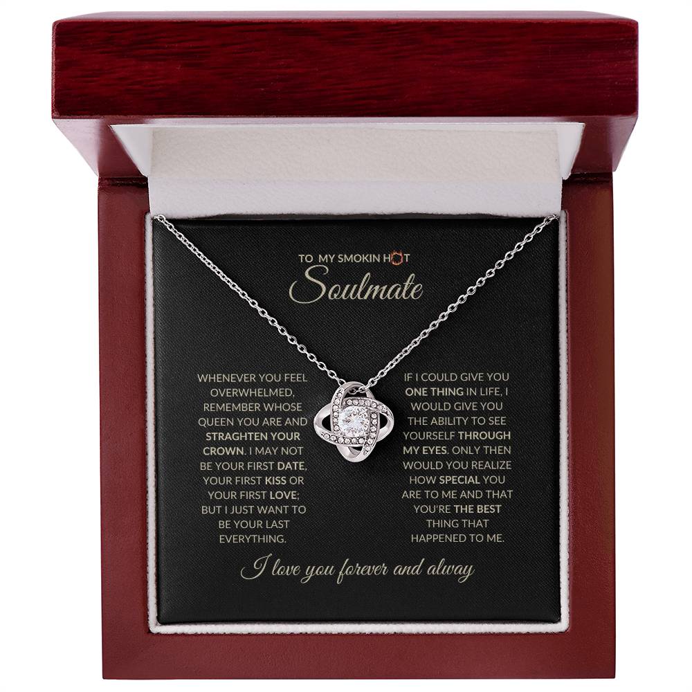 Soulmate - Smokin Hot - Love Knot Necklace