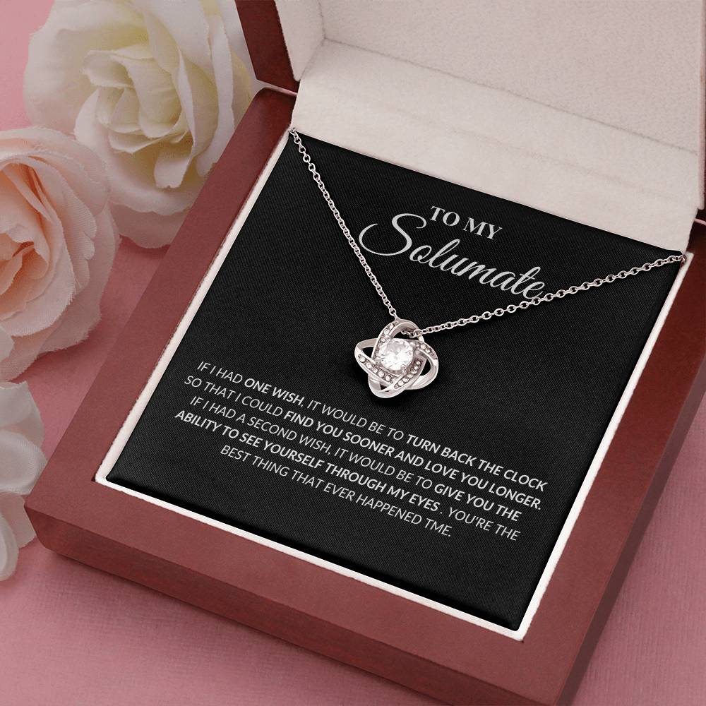 Soulmate - Found You - Love Knot Necklace