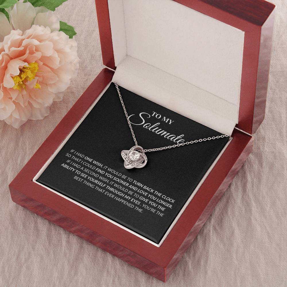 Soulmate - Found You - Love Knot Necklace