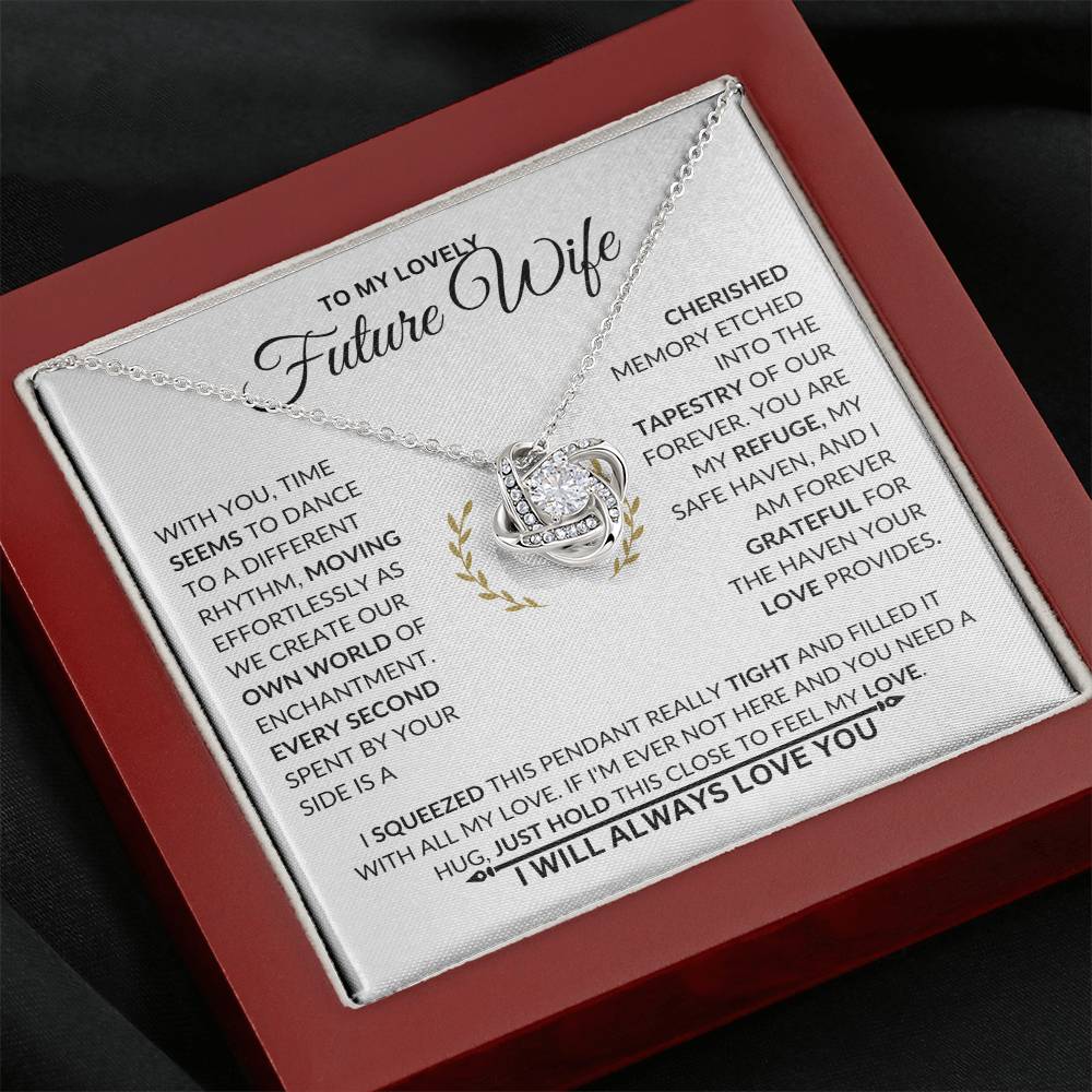 To My Future Wife- Love Knot Necklace