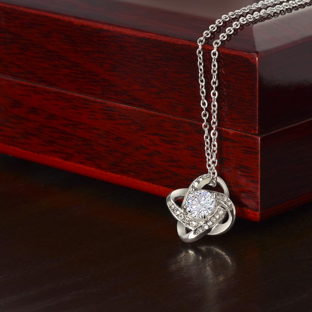 Mom - Queen Mother - Love knot Necklace