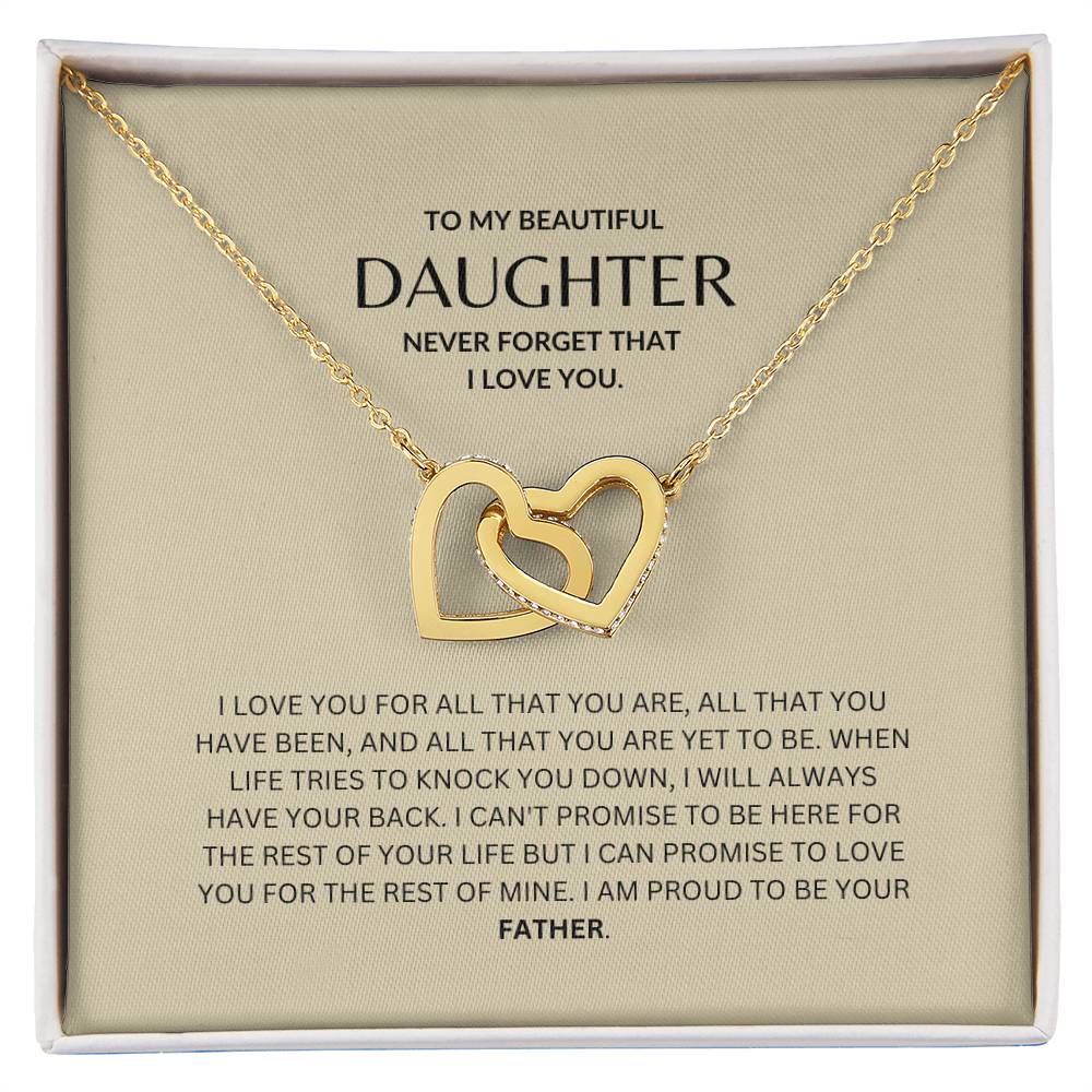 Daughter - Win the fight - Interlock Necklace